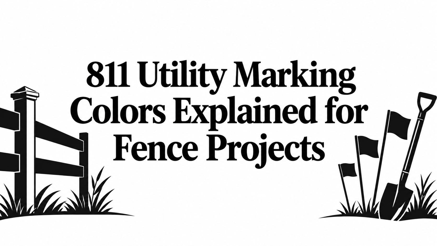 811 Utility Marking Colors Explained for Fence Projects