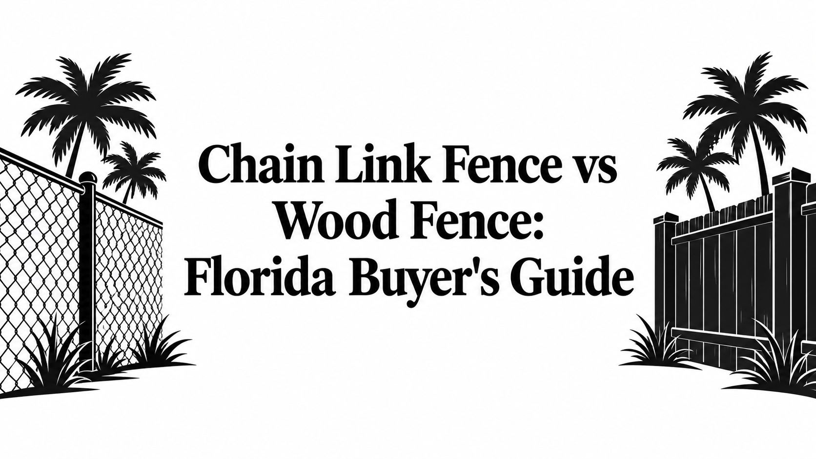 Chain Link Fence vs Wood Fence: Florida Buyer's Guide