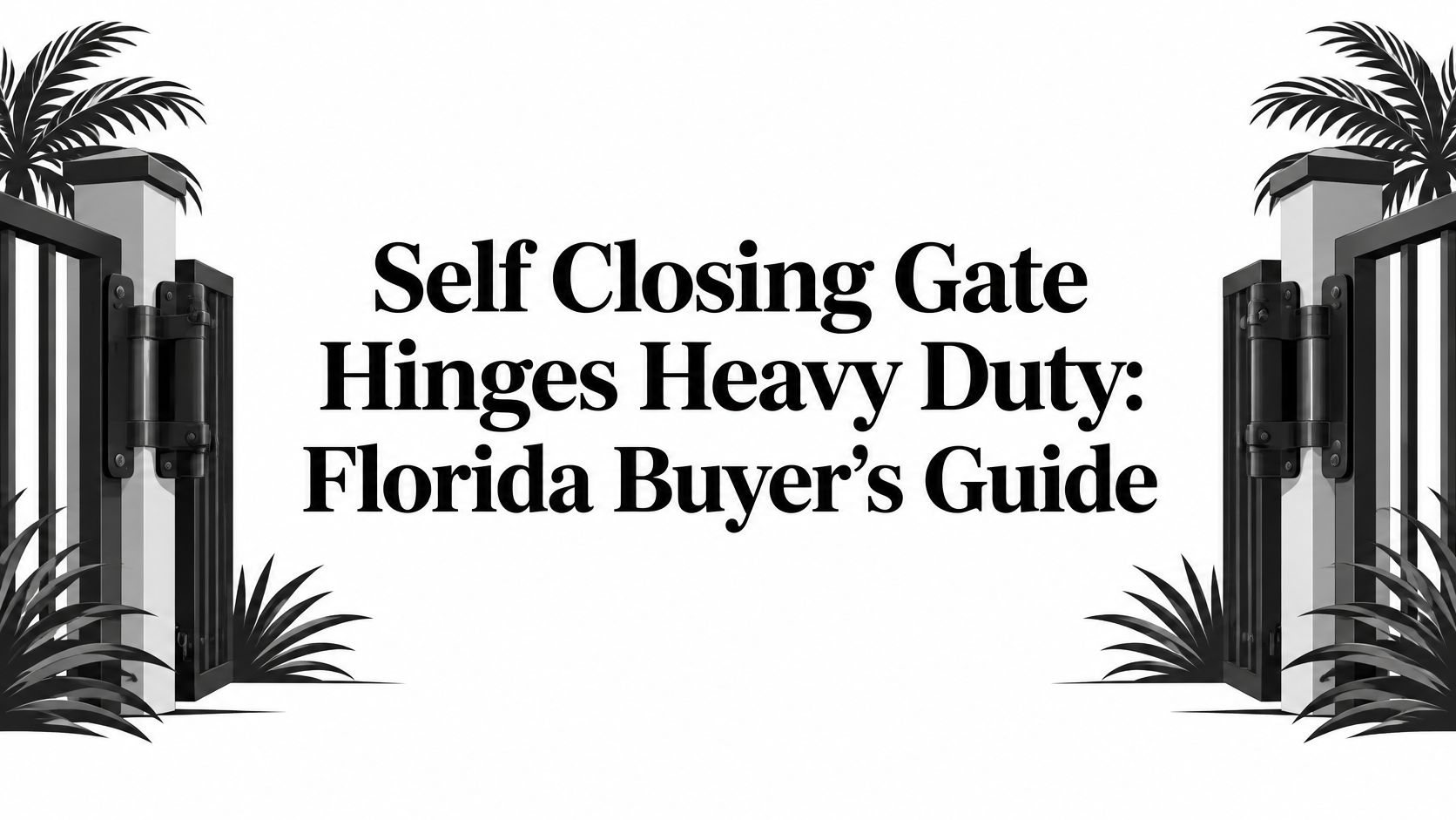 Self Closing Gate Hinges Heavy Duty: Florida Buyer's Guide