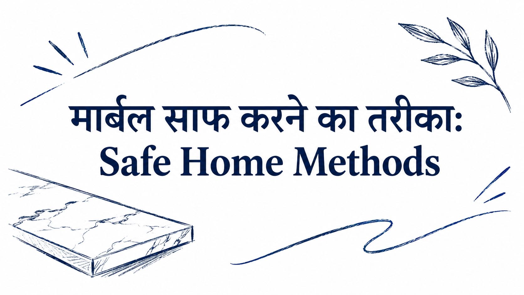 मार्बल साफ करने का तरीका: Safe Home Methods