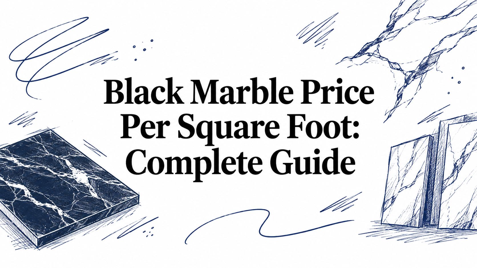 Black Marble Price Per Square Foot: Complete Guide