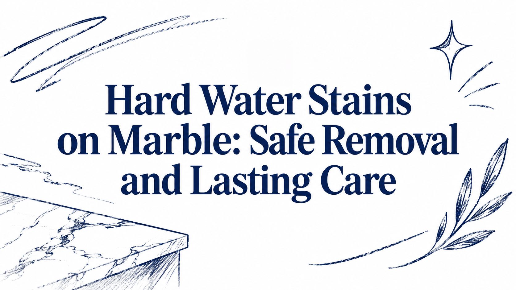Hard Water Stains on Marble: Safe Removal and Lasting Care