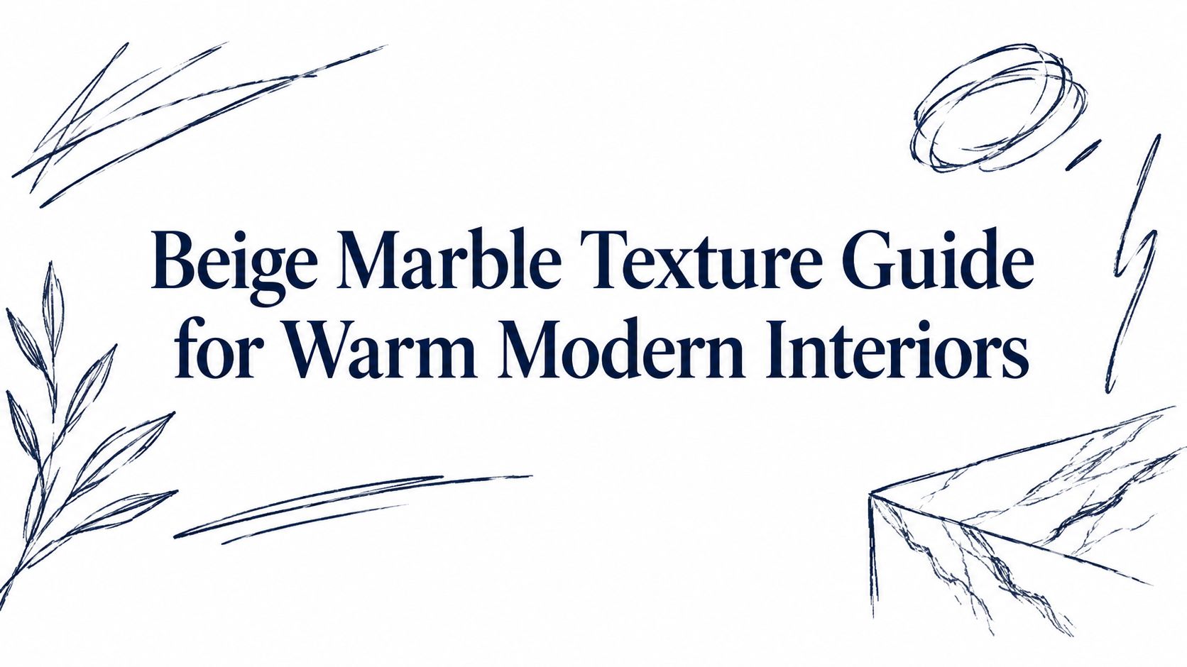 Beige Marble Texture Guide for Warm Modern Interiors