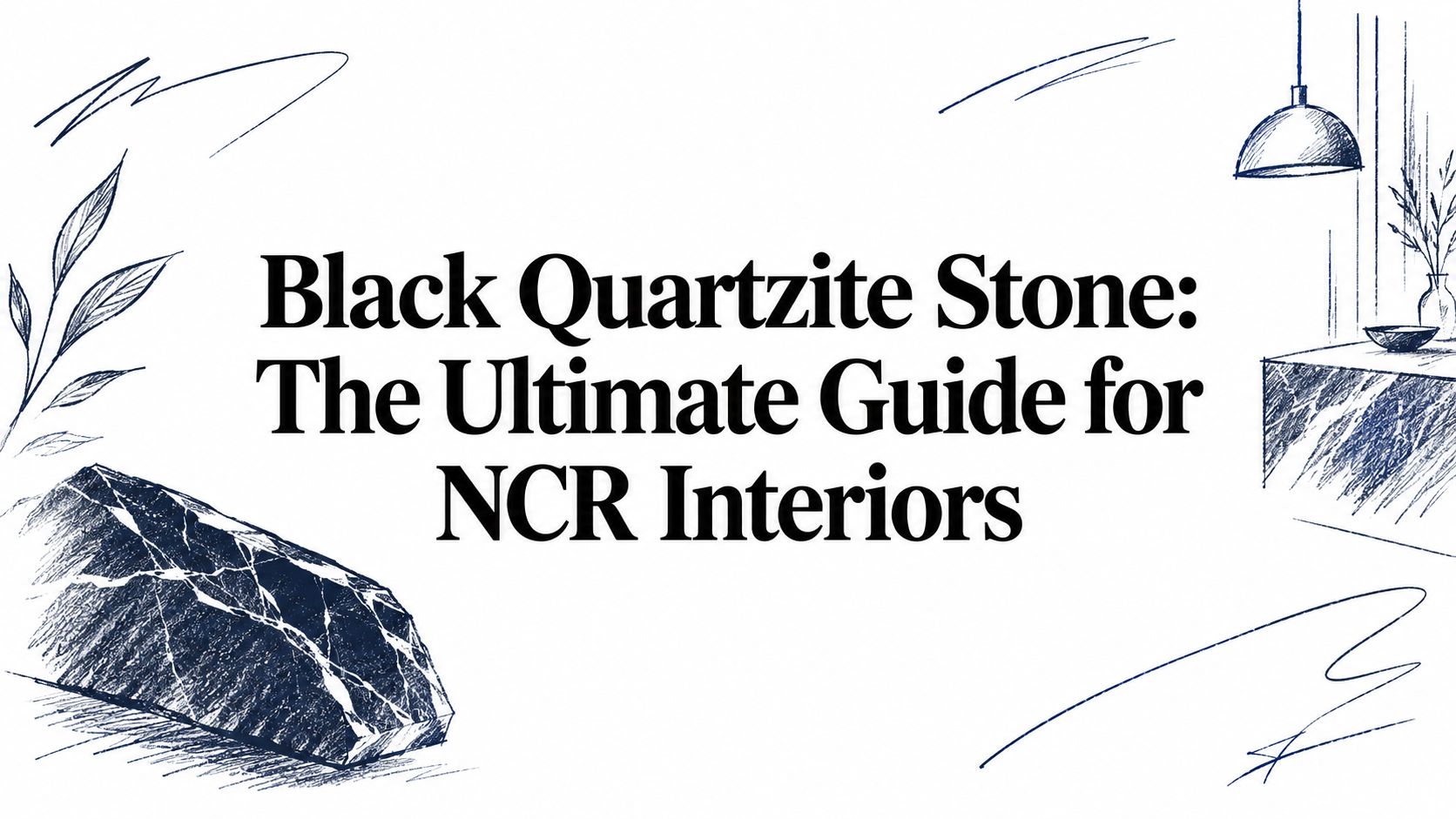 Black Quartzite Stone: The Ultimate Guide for NCR Interiors
