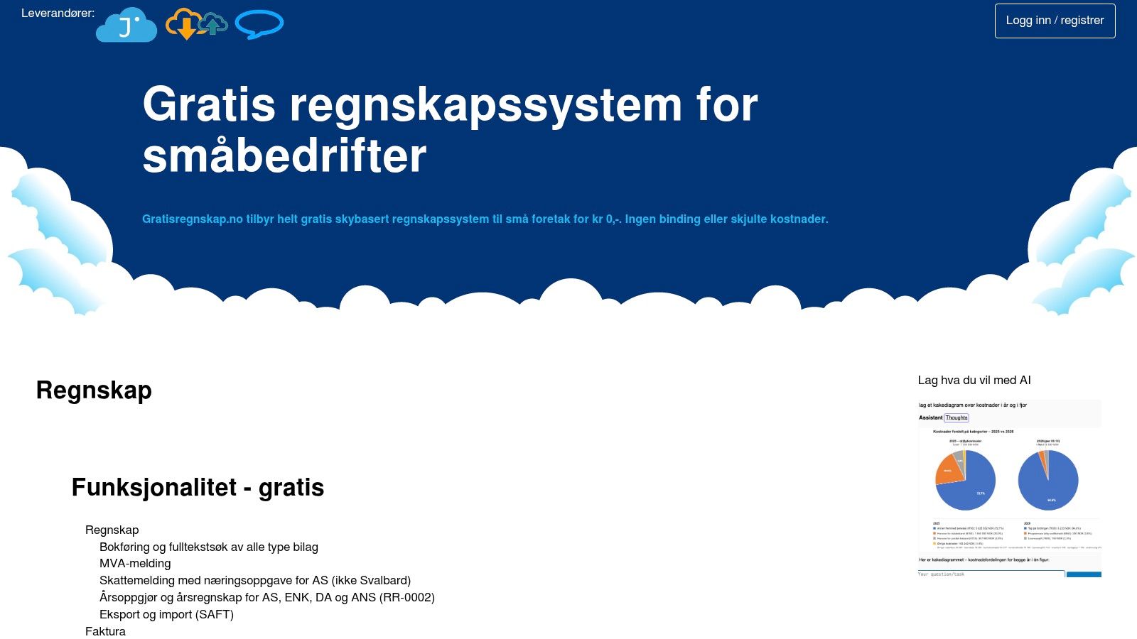 Gratisregnskap.no