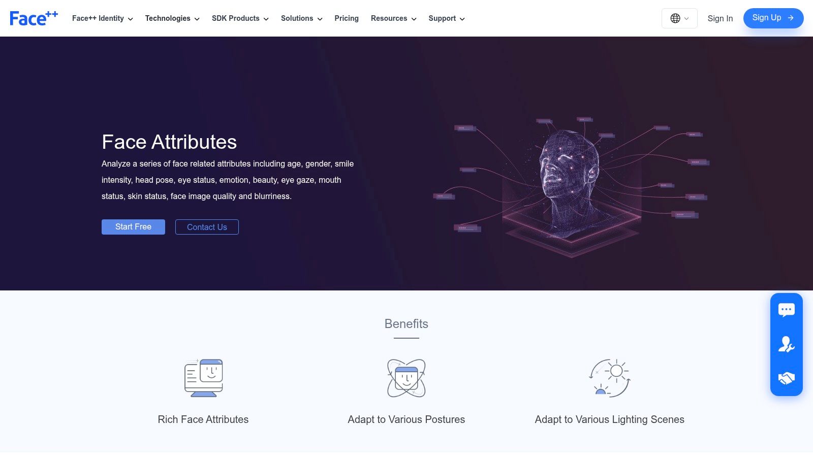 Face++ (Megvii) – Face Analyze API