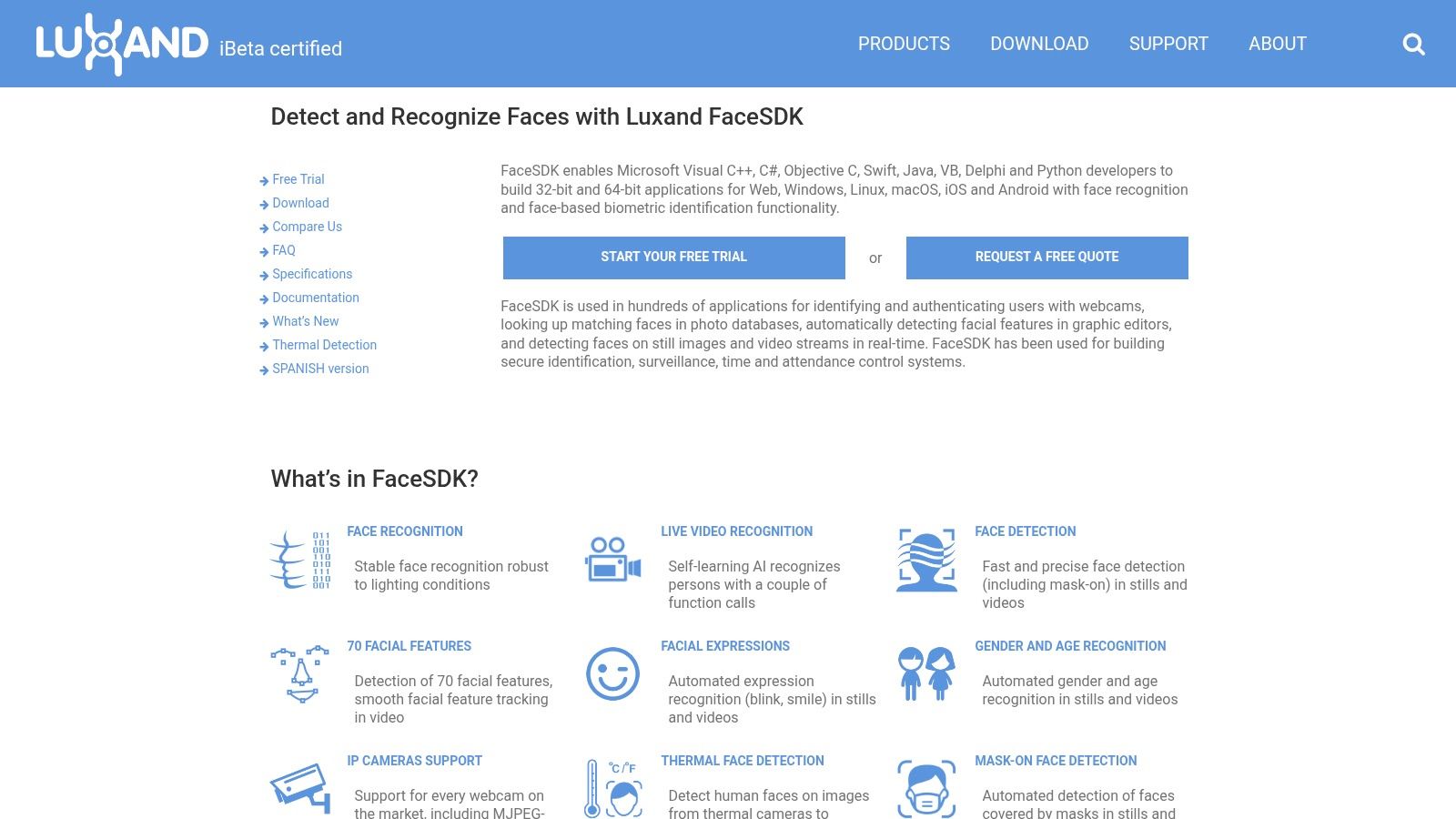 Luxand – FaceSDK