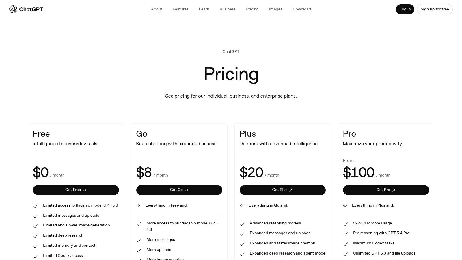 OpenAI, ChatGPT for Business/Enterprise