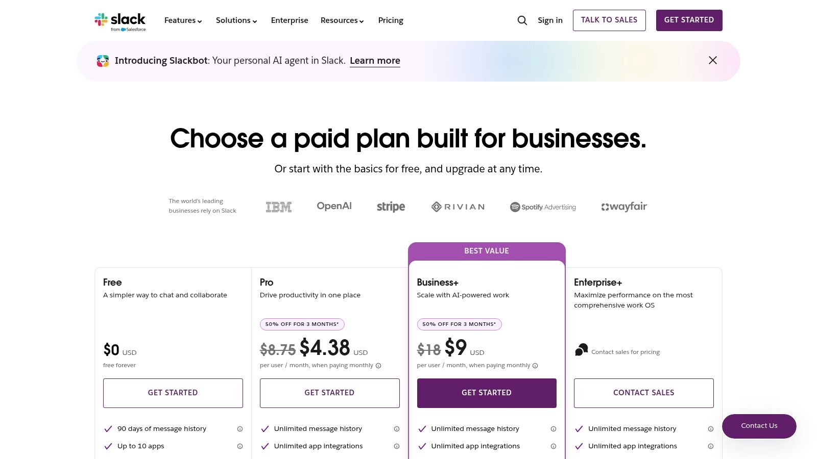 Slack AI and Slackbot (Salesforce)