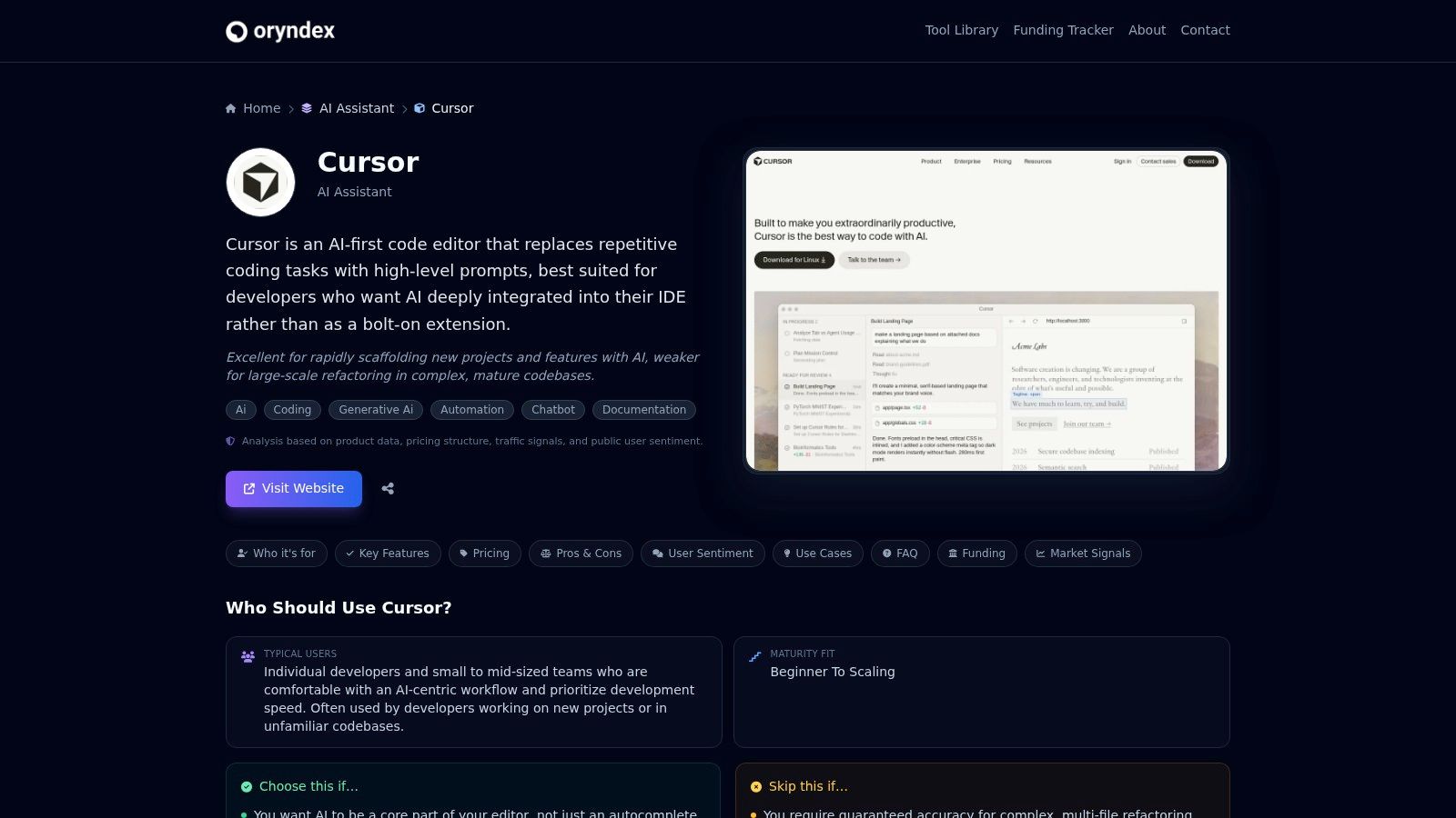 Cursor | Toolibrary