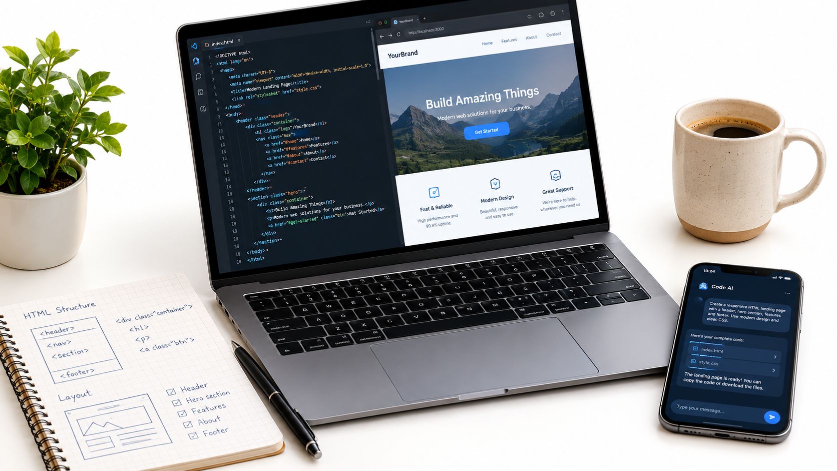 How to Generate HTML Code Without Losing Your Mind