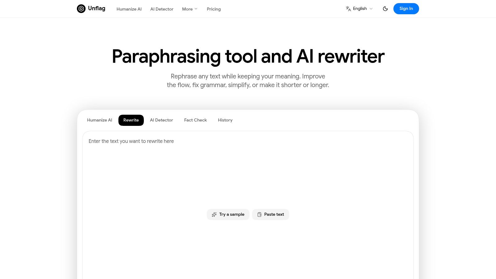 En - Paraphrasing Tool