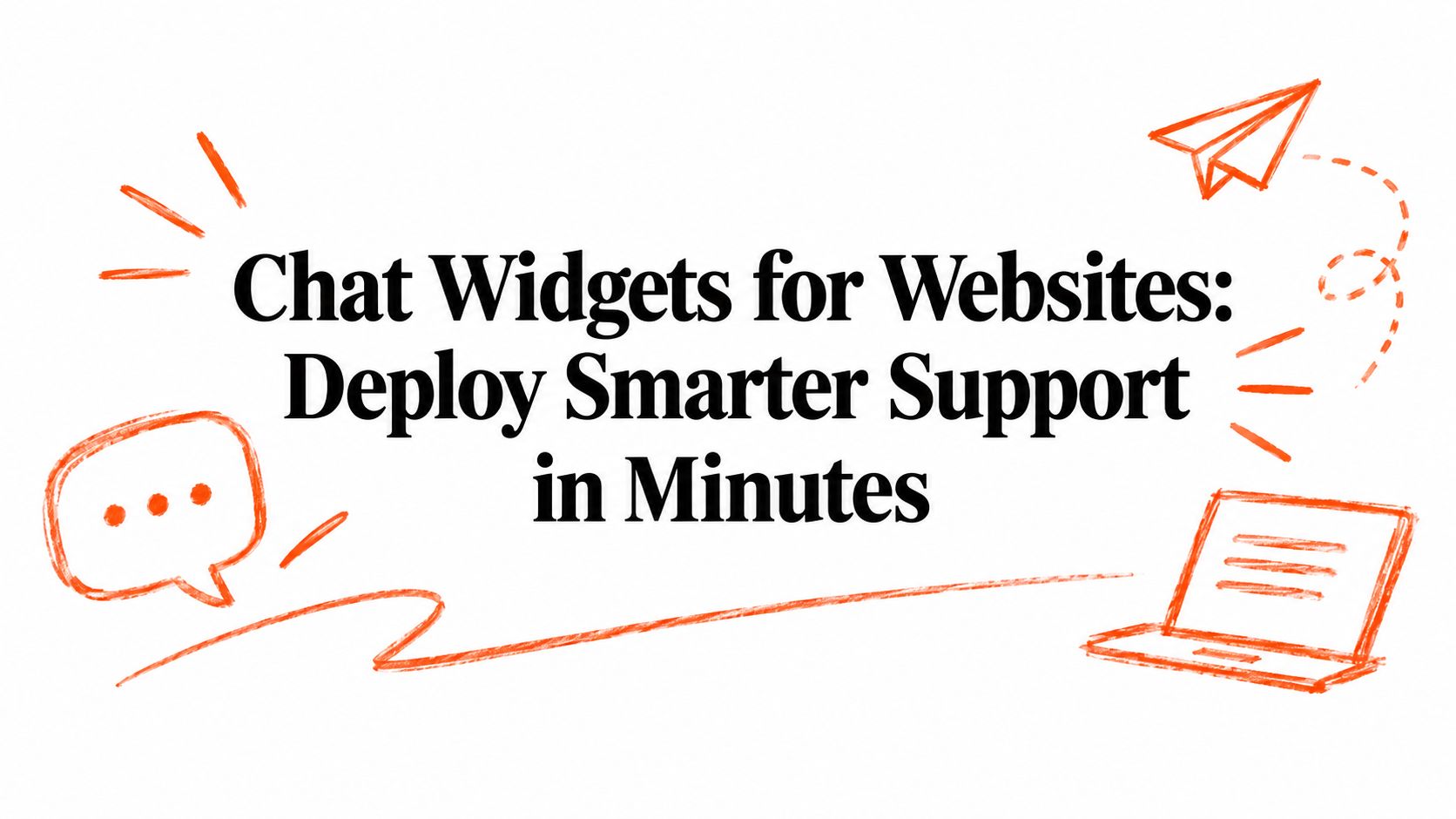 Chat Widgets for Websites: Deploy Smarter Support in Minutes