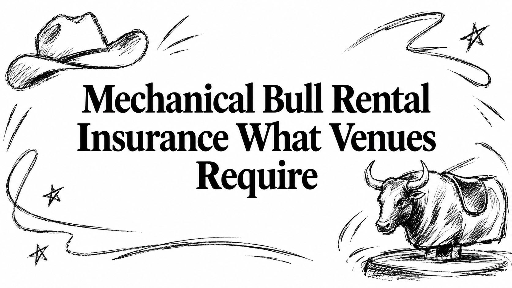 Mechanical Bull Rental Insurance What Venues Require