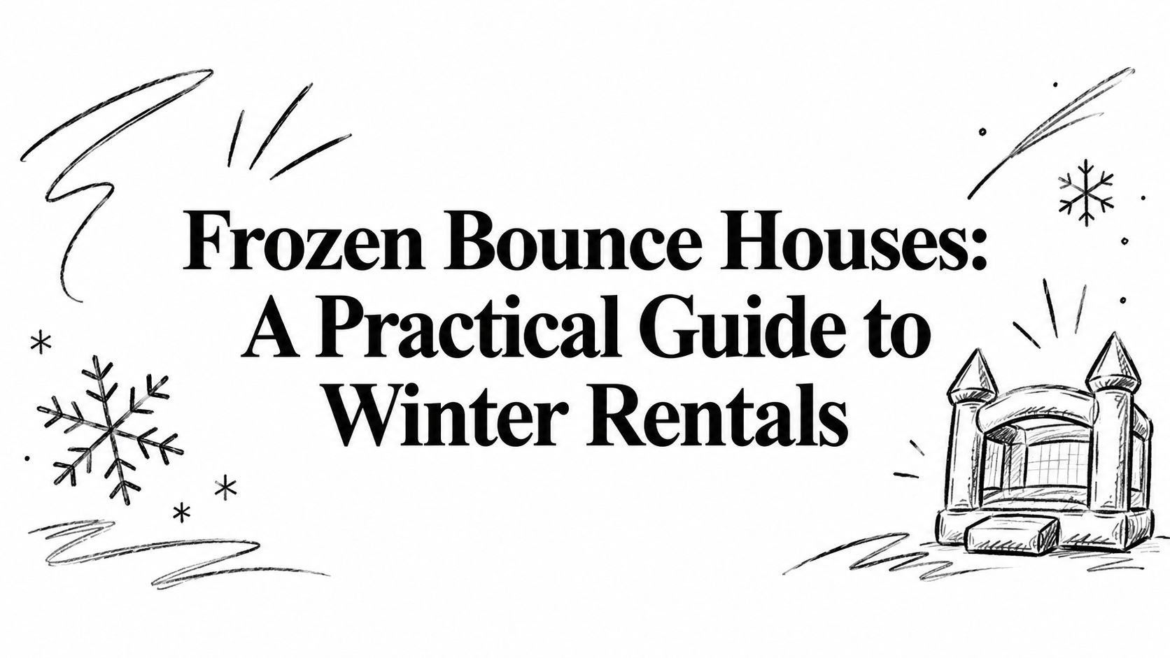 Frozen Bounce Houses: A Practical Guide to Winter Rentals