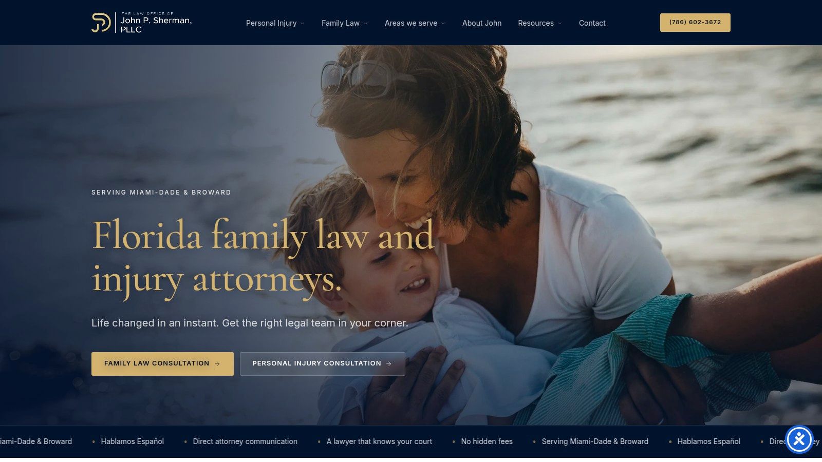 Screenshot from https://jpshermanlaw.com