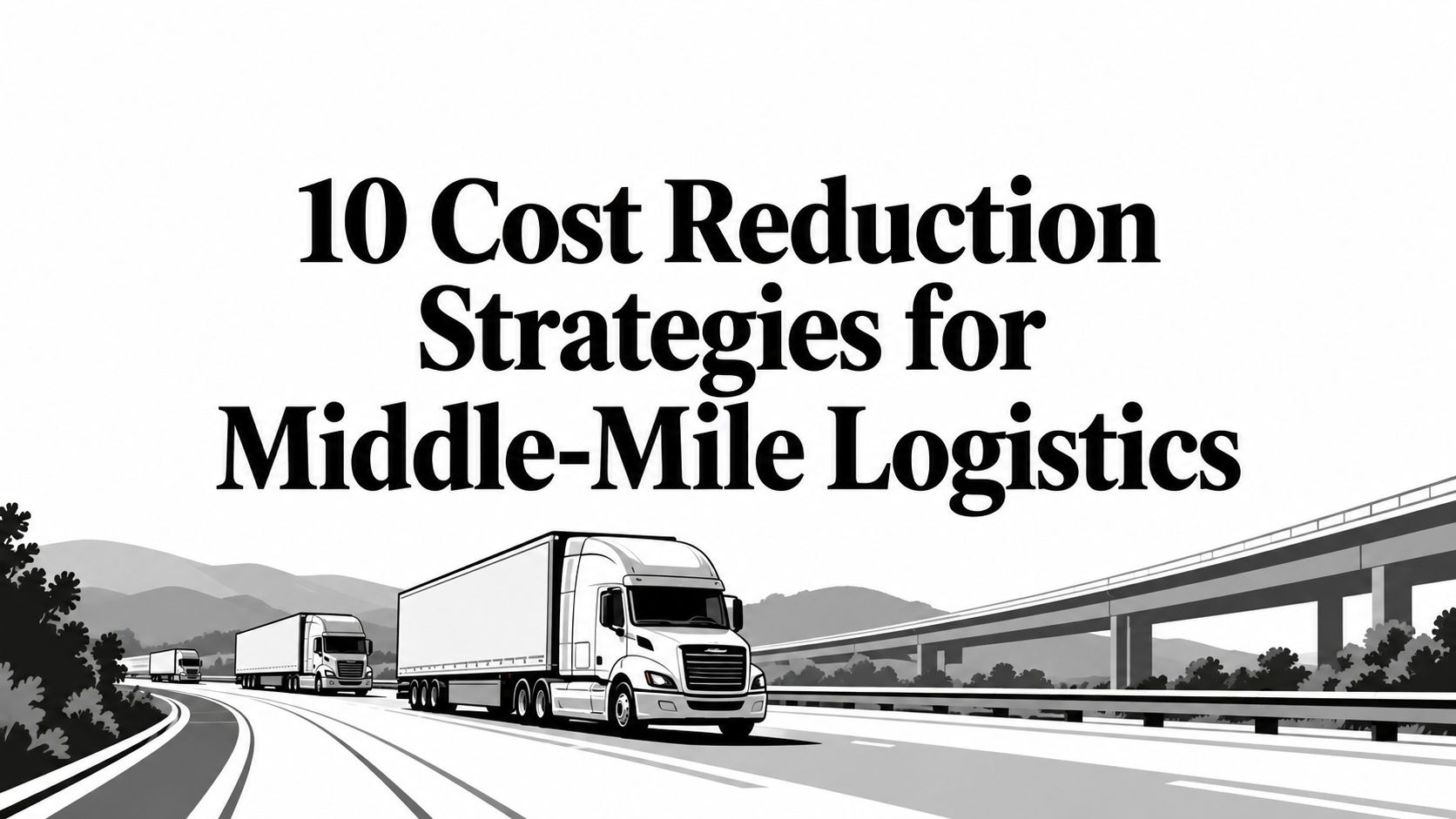 10 Cost Reduction Strategies for Middle-Mile Logistics
