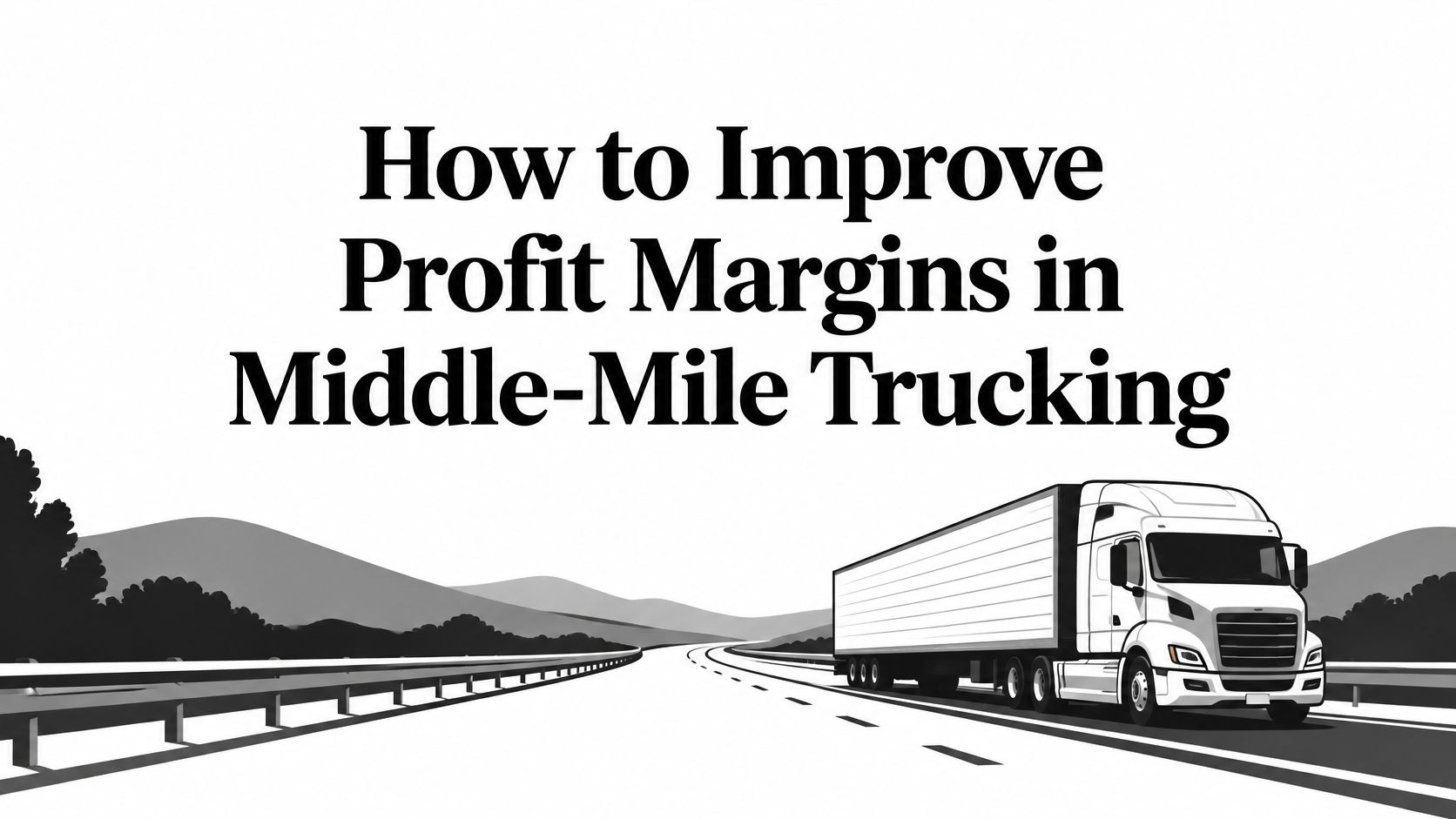 How to Improve Profit Margins in Middle-Mile Trucking