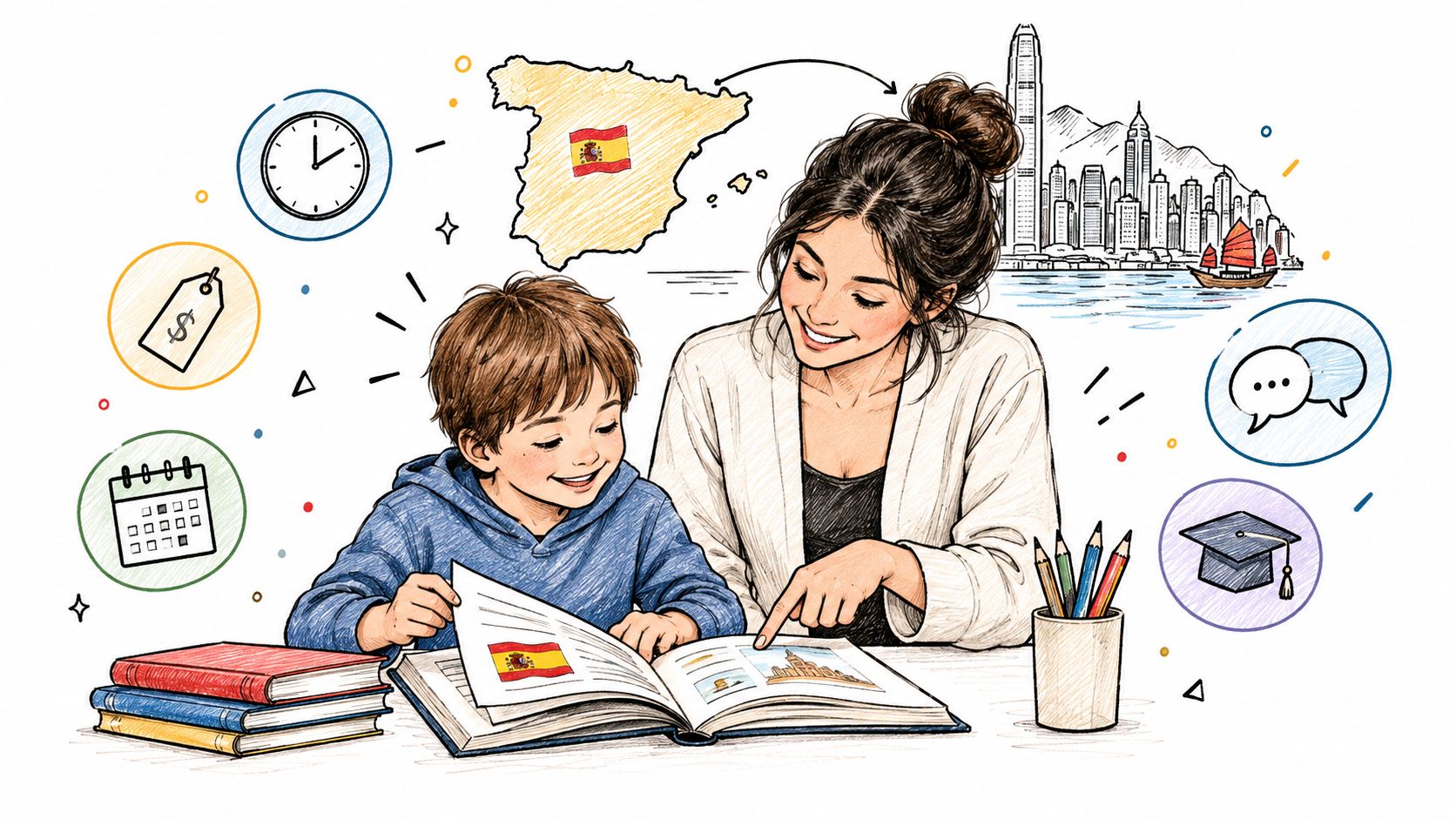 Spanish Course for Kids Hong Kong 2026：兒童西班牙文班年齡、收費及課程比較