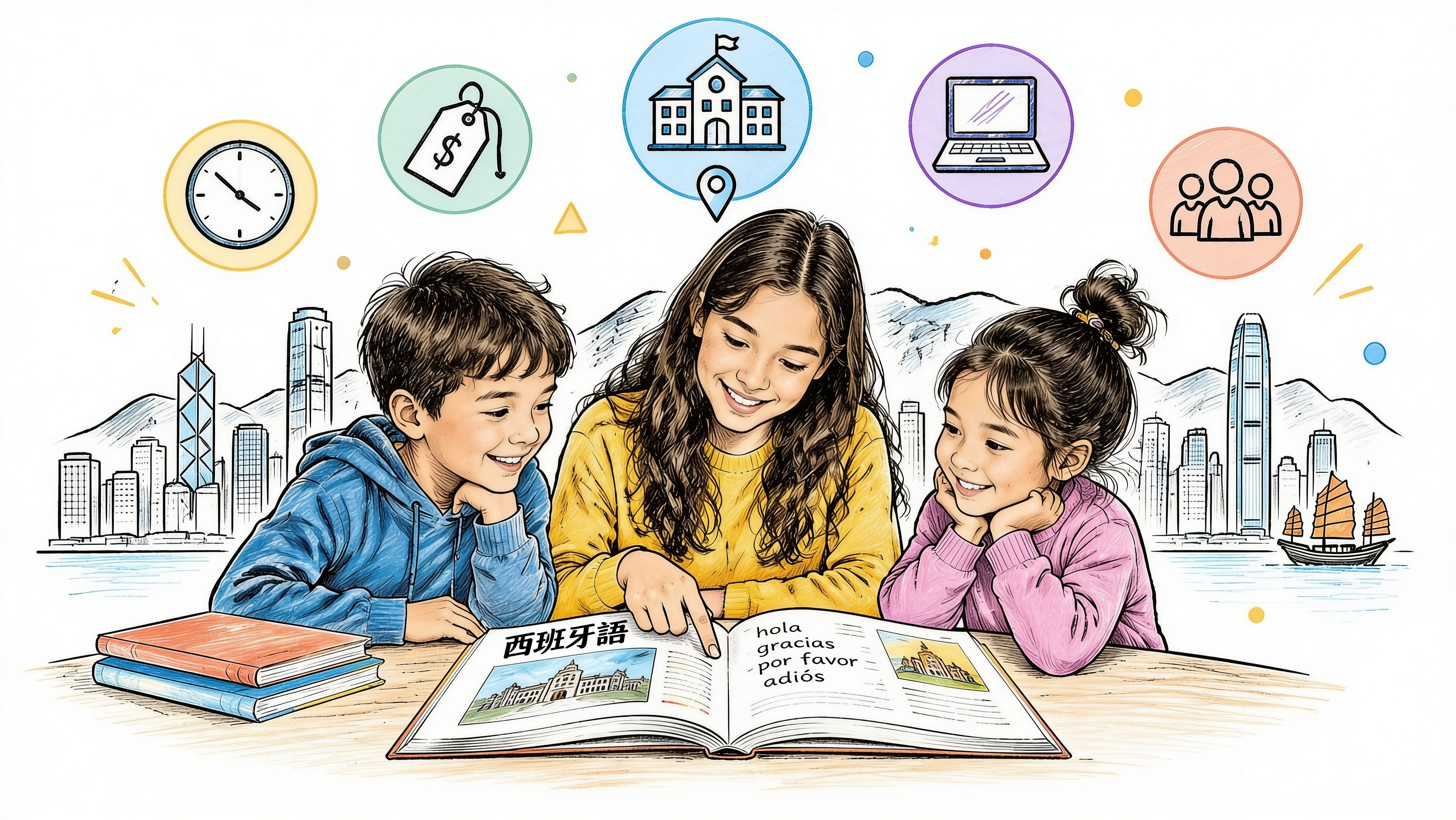 2026/27學年兒童西班牙文課程香港：新學年班級、上課時間表及學費一覽