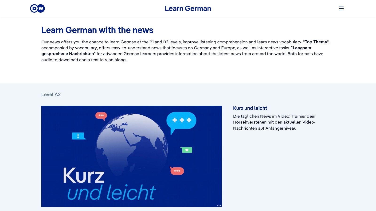 DW News Podcasts and Downloadable Audio