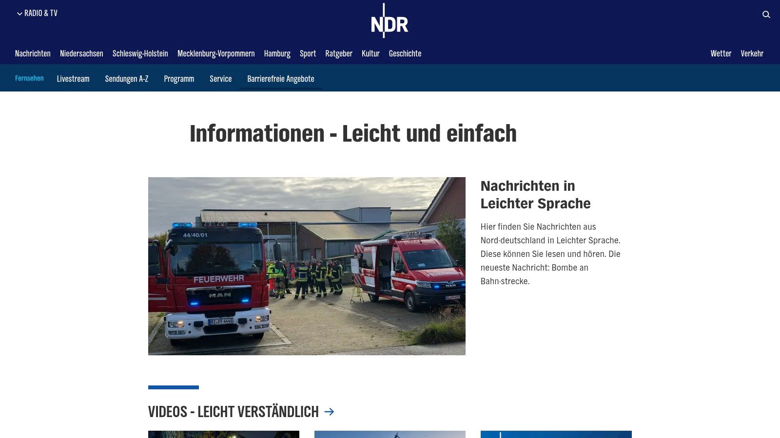 NDR Leichte Sprache