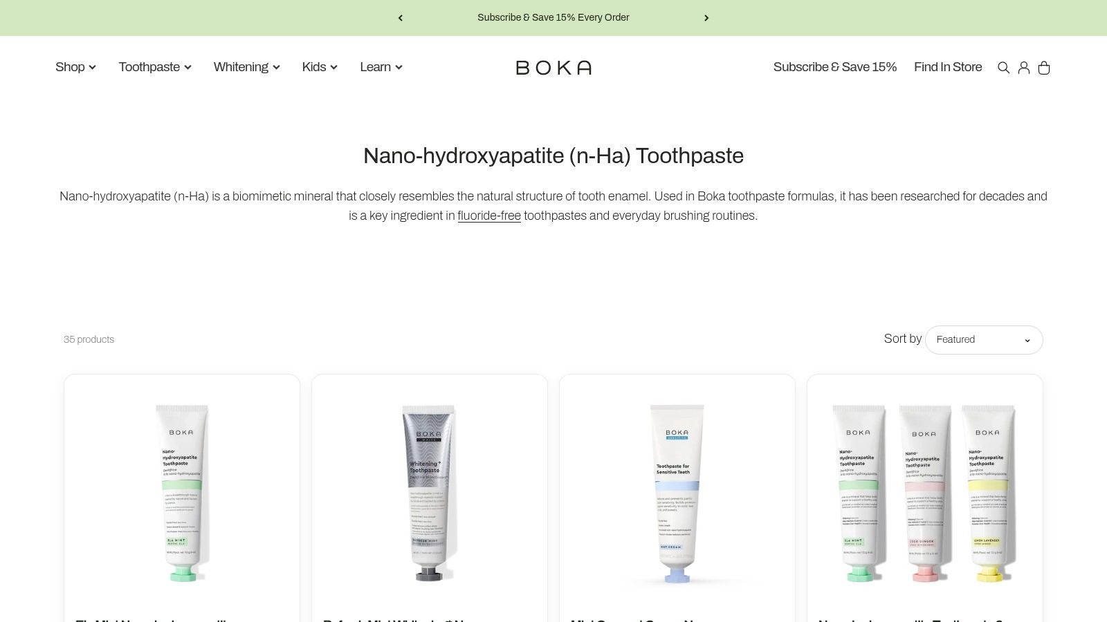 Boka Nano-Hydroxyapatite Toothpaste