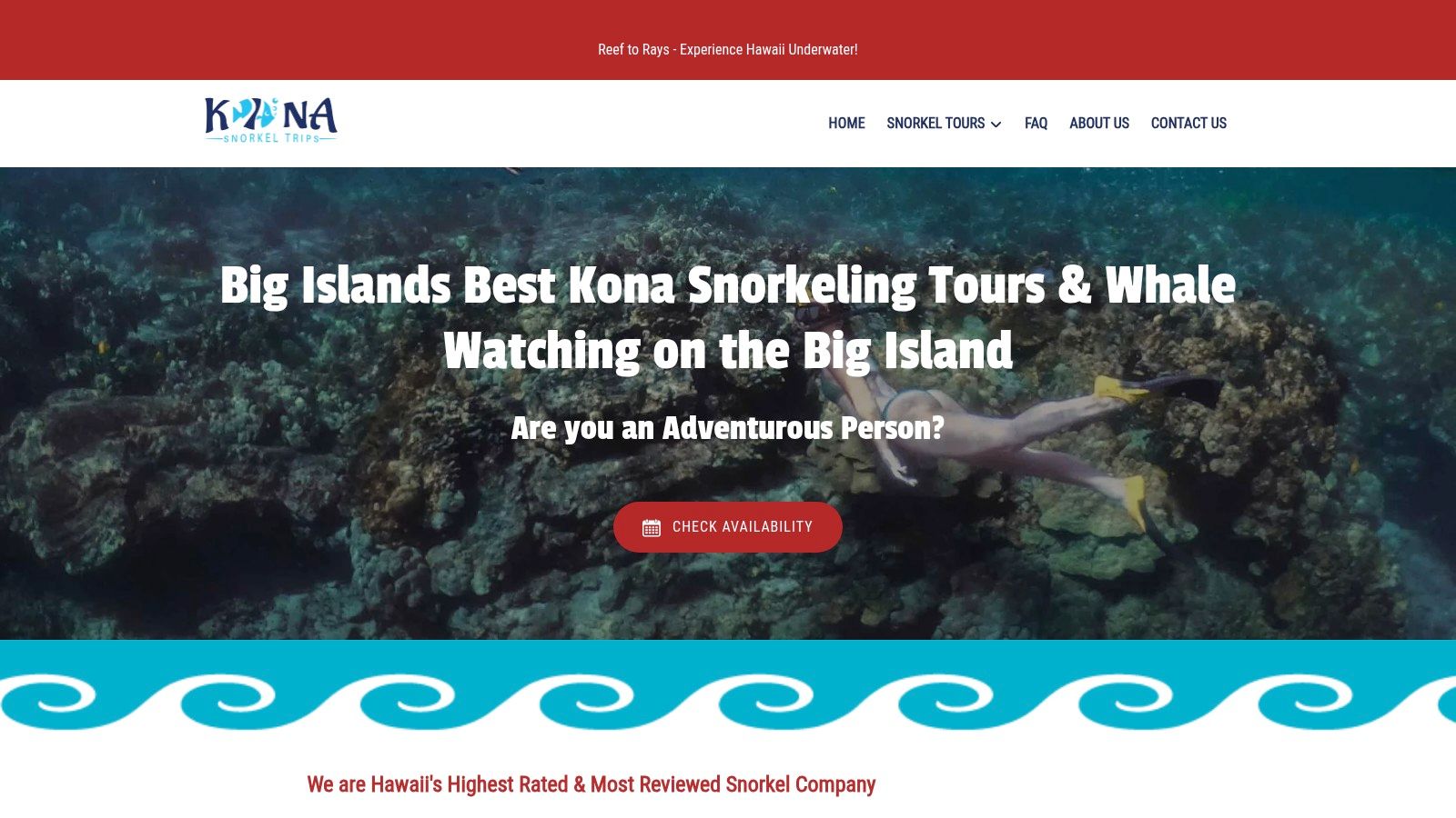 Screenshot from https://konasnorkeltrips.com