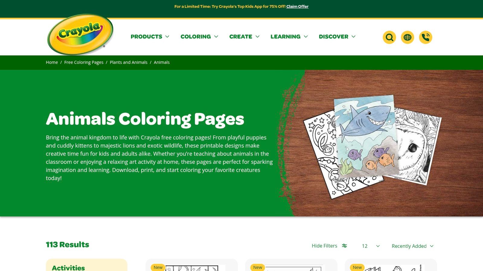Crayola (Animals)