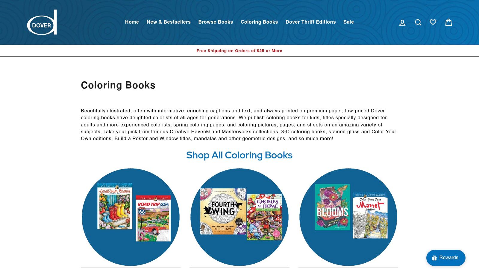 Dover Publications, Creative Haven Seasonal / Autumn Titles