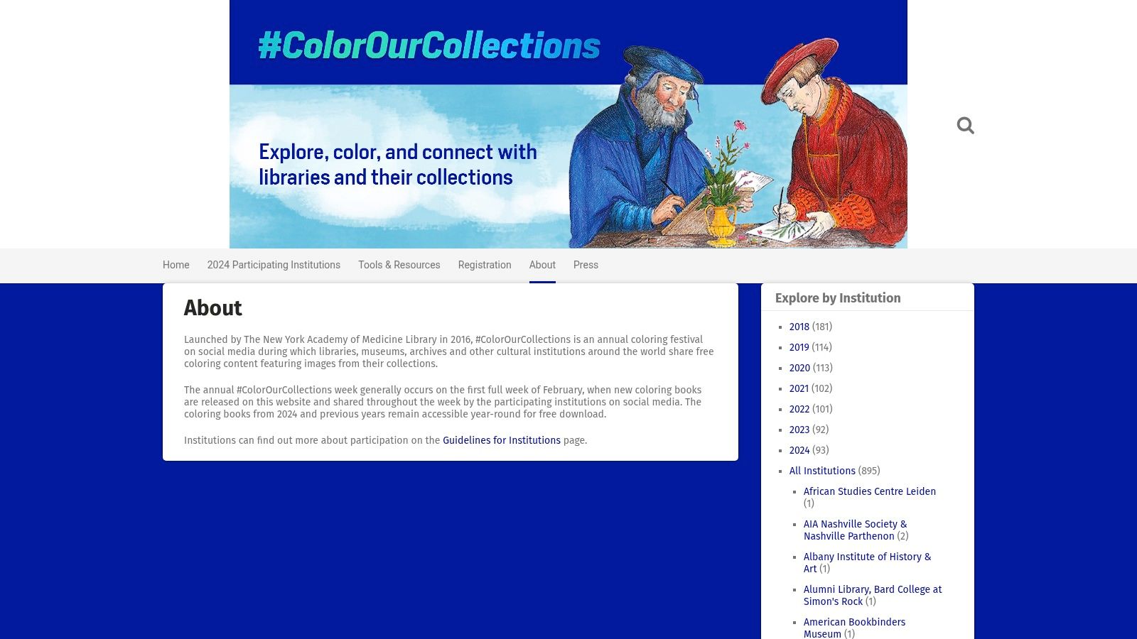 Color Our Collections (New York Academy of Medicine Library)