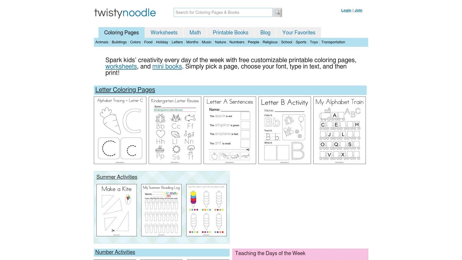 Twisty Noodle, Customizable Halloween Coloring Pages