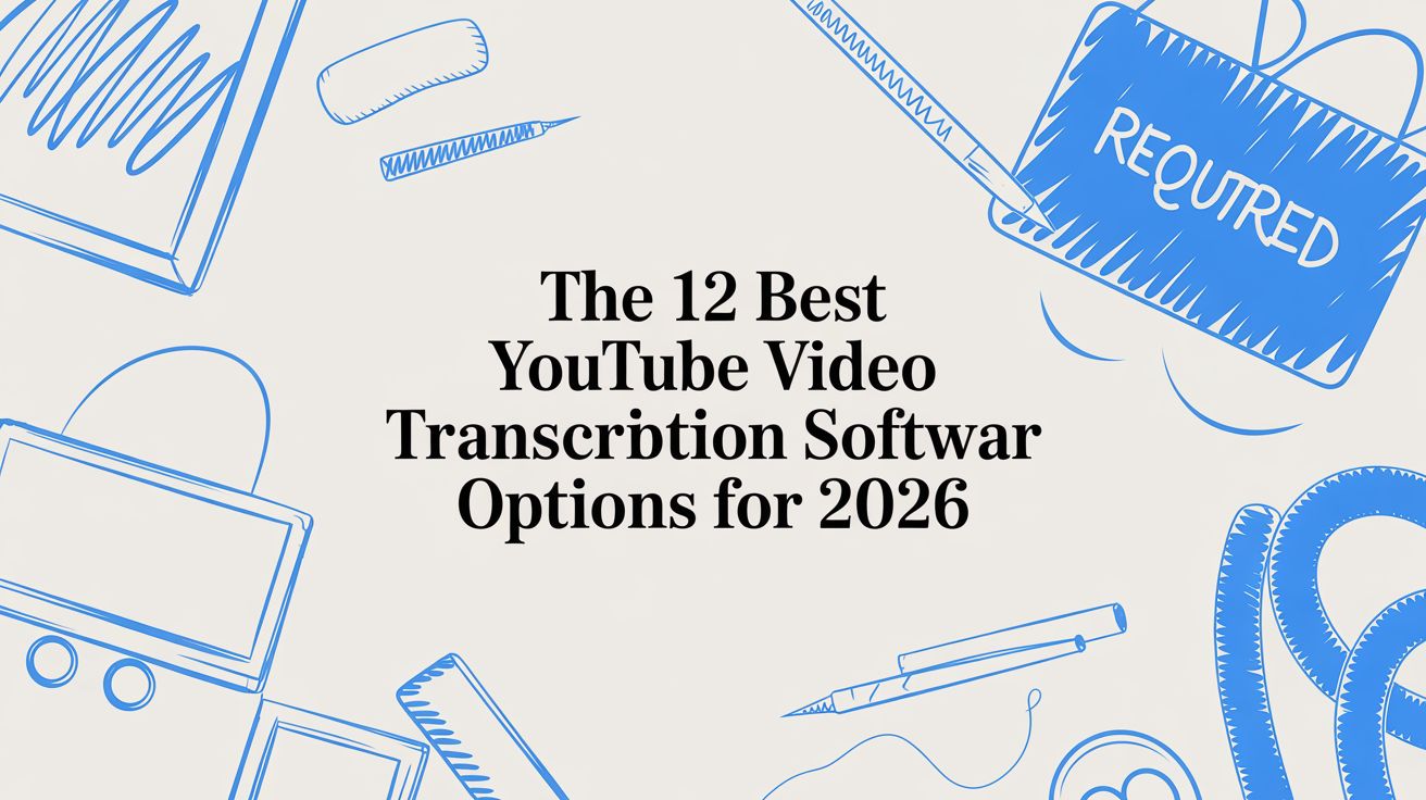 Video Option The 12 Best YouTube Video Transcription Software Options for 2026 ...