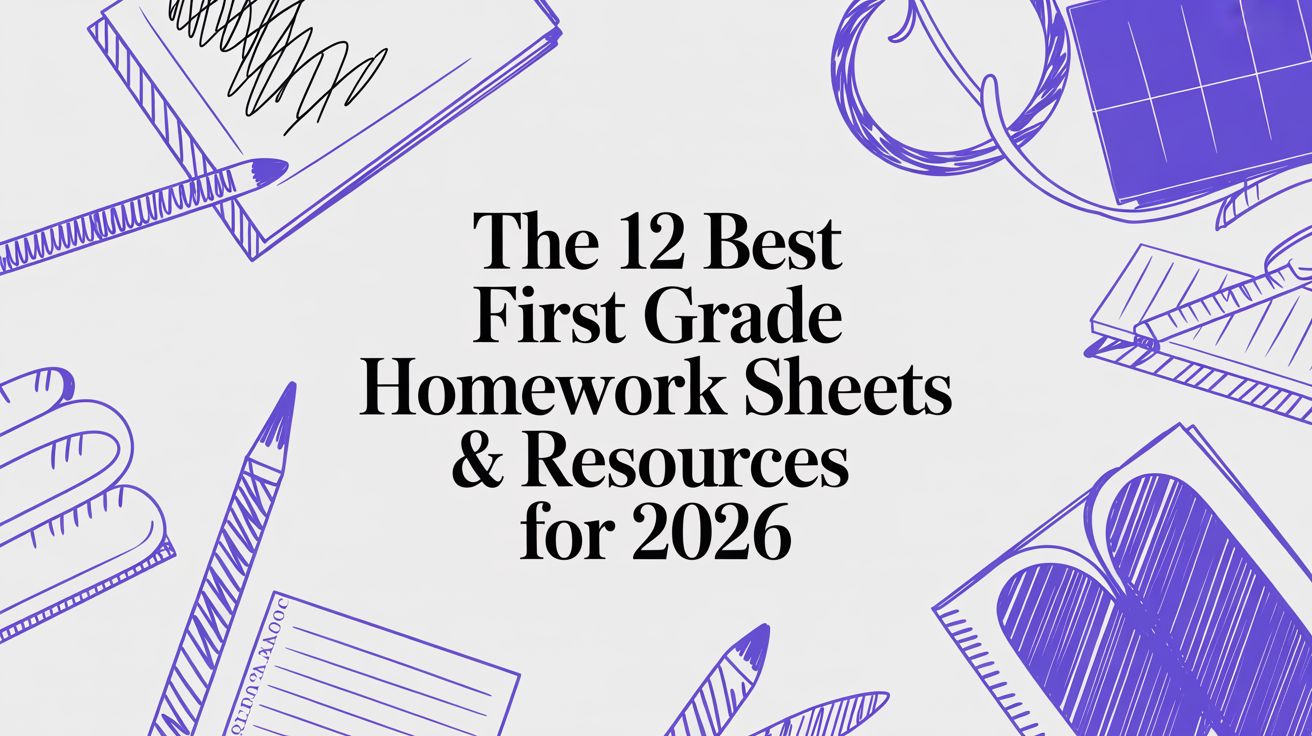 The 12 Best First Grade Homework Sheets & Resources for 2026
