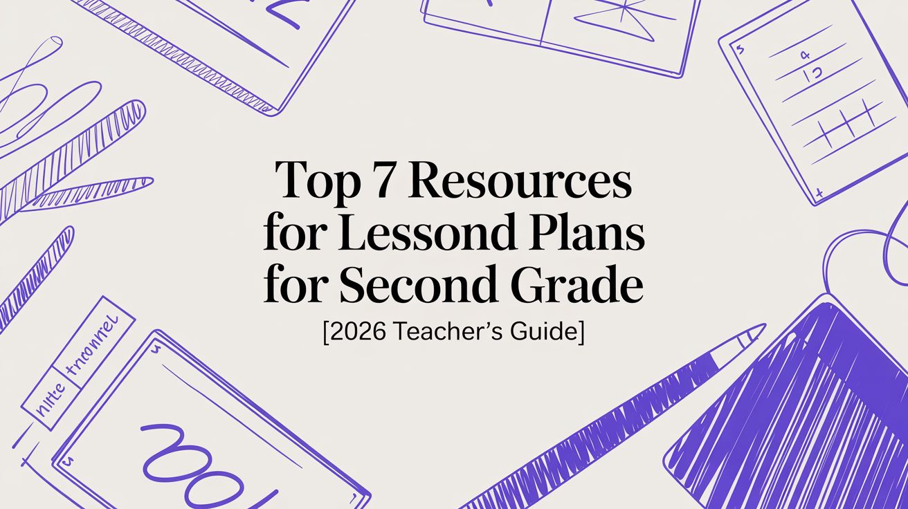 Top 7 Resources for Lesson Plans for Second Grade [2026 Teacher's Guide]