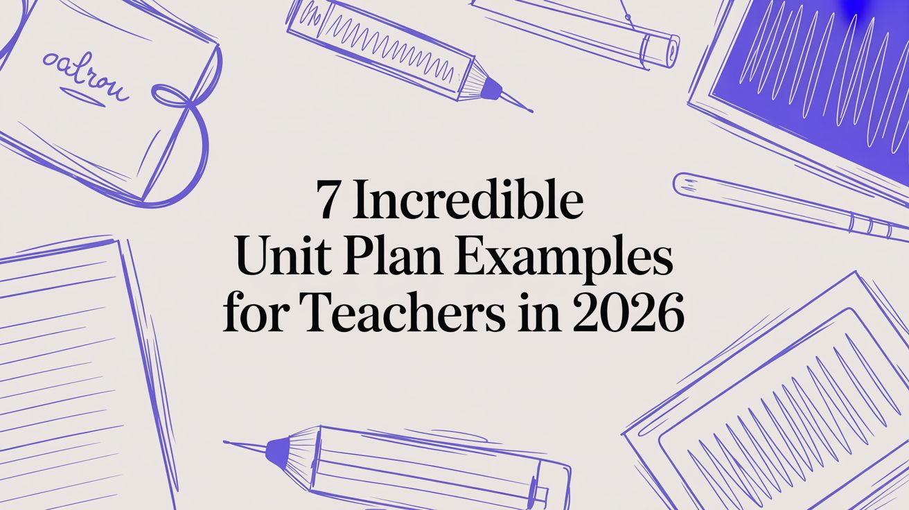 Unit Log Example 7 Incredible Unit Plan Examples for Teachers in 2026