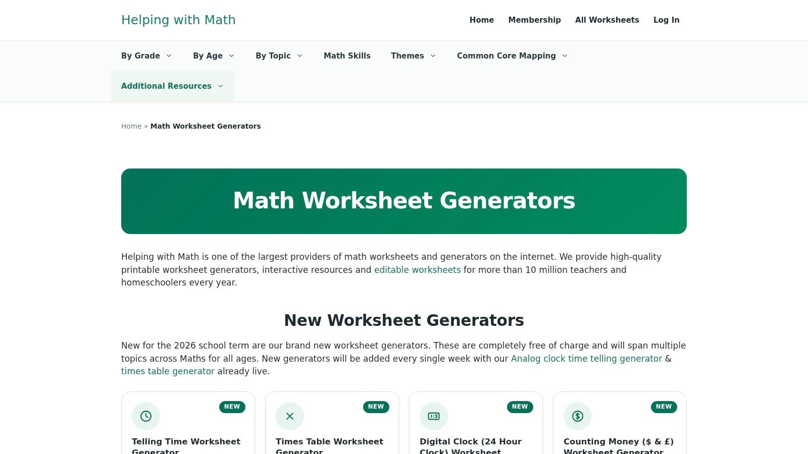Helping with Math