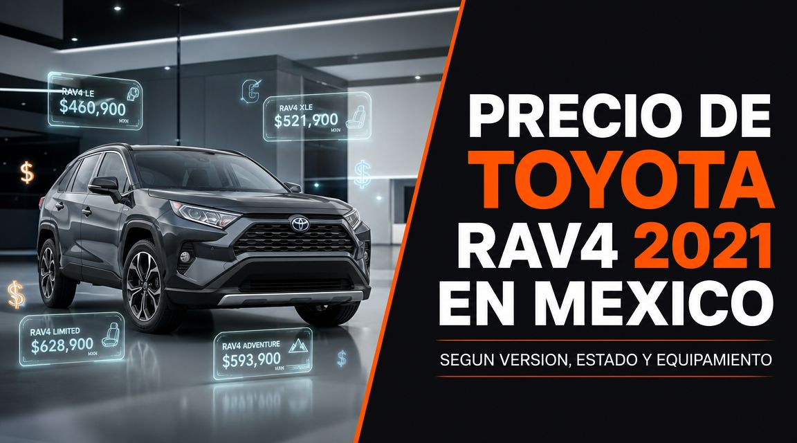 Precios de un Toyota RAV4 2021 Seminuevo en México 2026