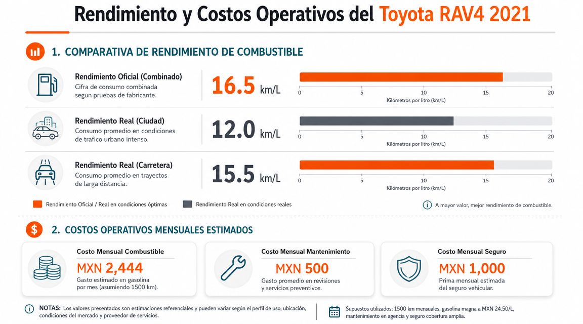 Rendimiento Real de Combustible y Costos de Operación