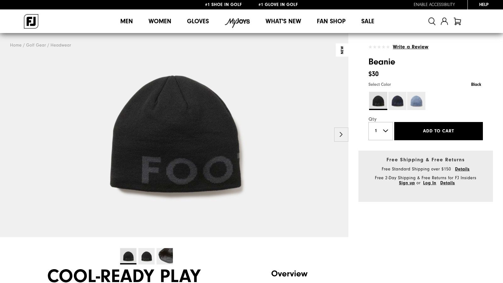 FootJoy Beanie