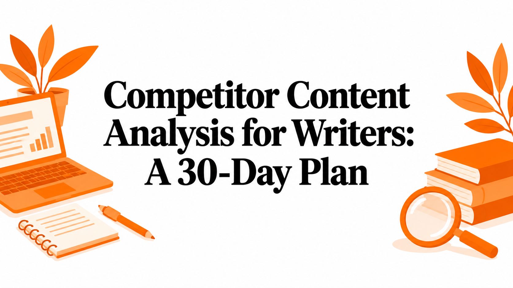 Competitor Content Analysis for Writers: A 30-Day Plan