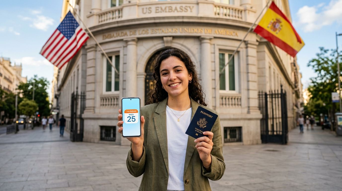 Embajada americana madrid cita