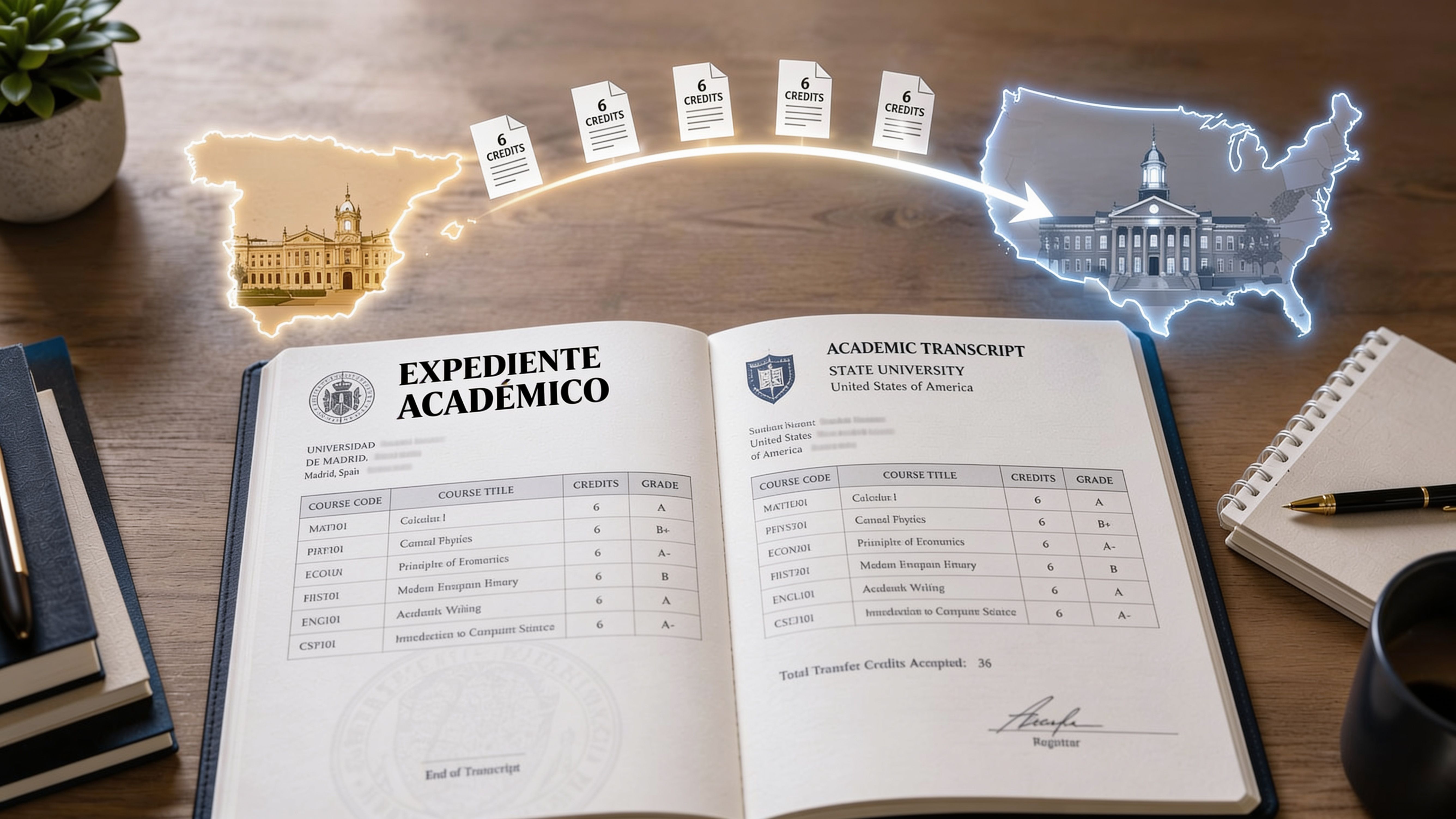 Transferencia de créditos a EE. UU. guía completa