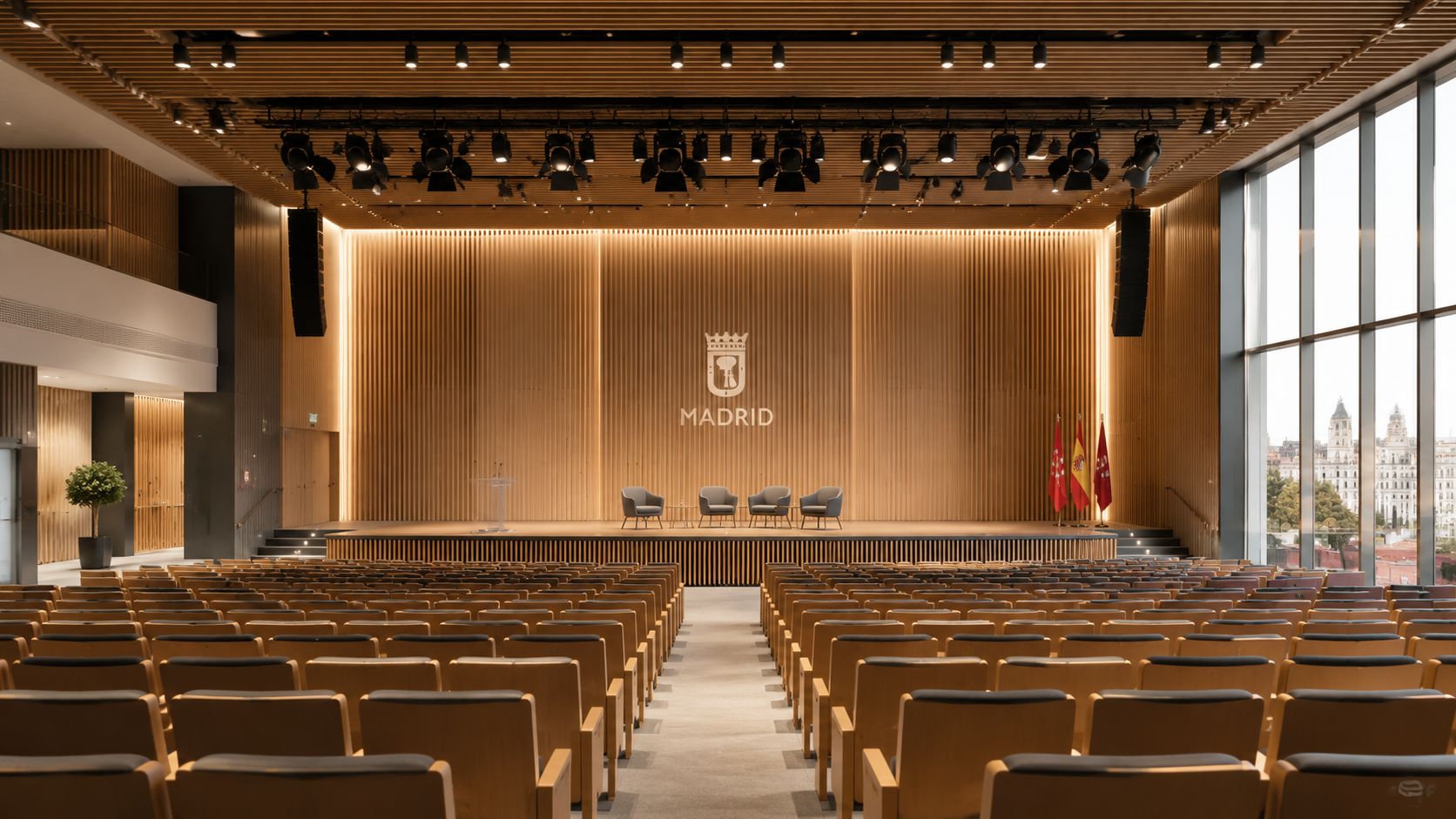 Imagen principal del artículo "Los 7 mejores auditorios de Madrid para tu evento 2026" en el blog de Komvo