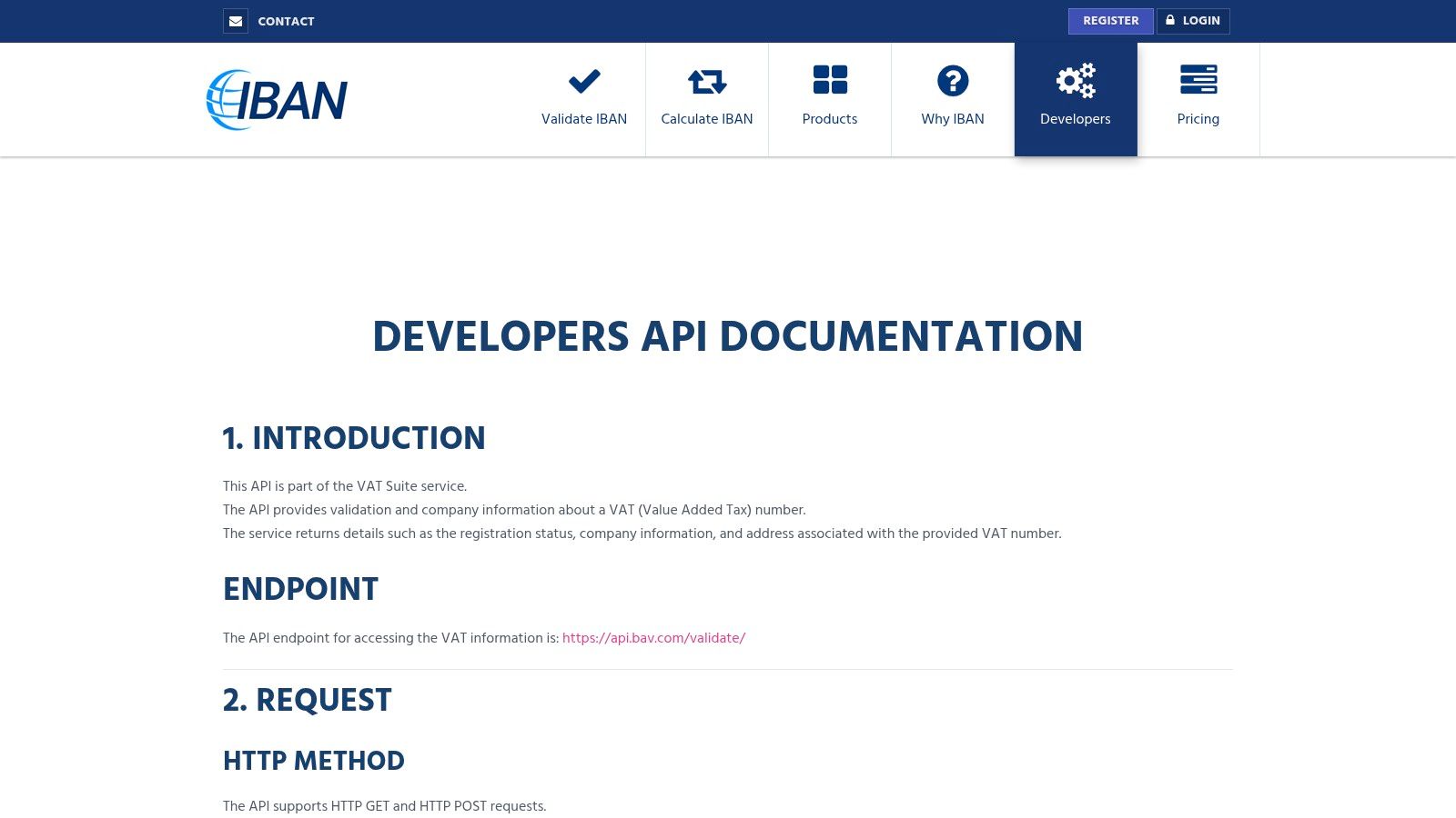 IBAN.com, VAT Suite API