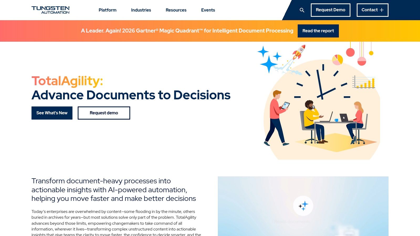 TotalAgility and Transact (Tungsten Automation, formerly Kofax)