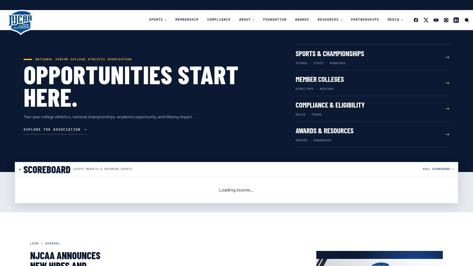 NJCAA (Junior Colleges)
