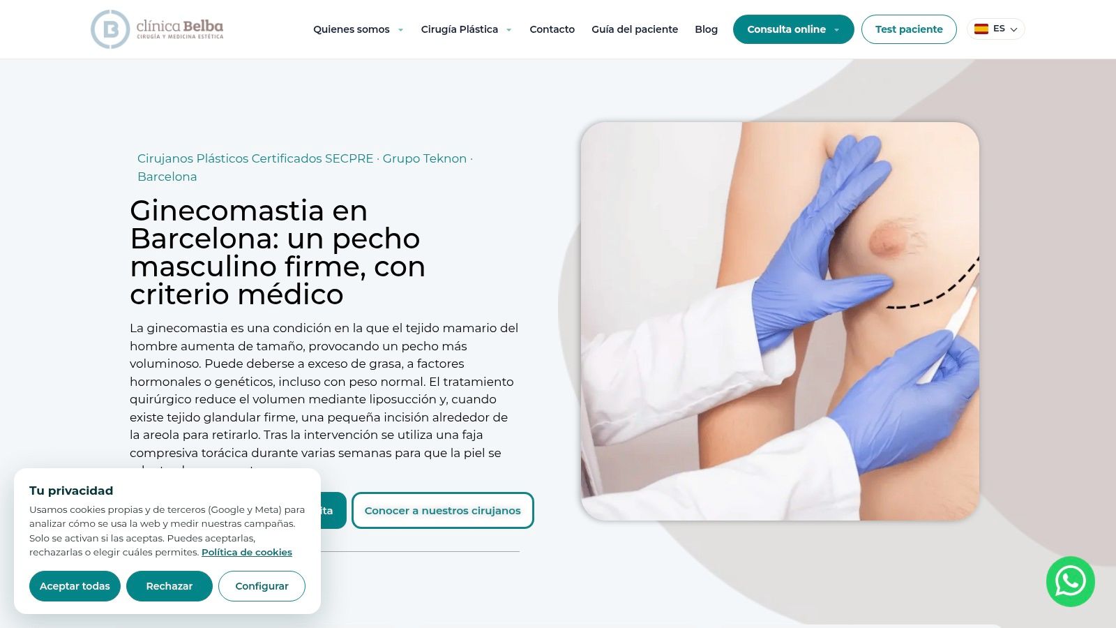 Clínica Belba en Barcelona