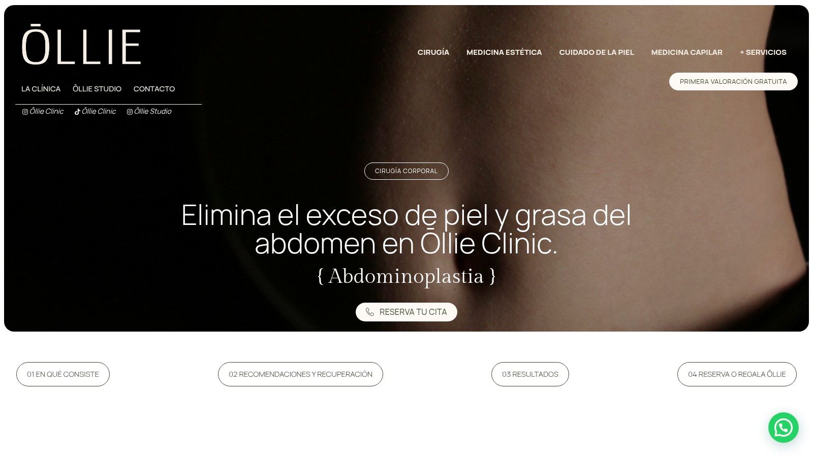 Abdominoplastia Valencia