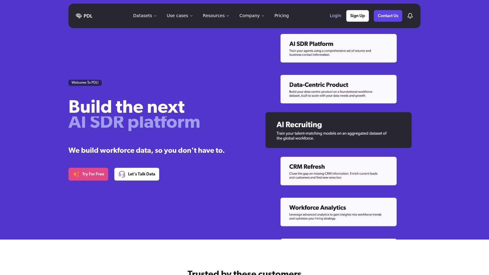 People Data Labs, Company Enrichment API